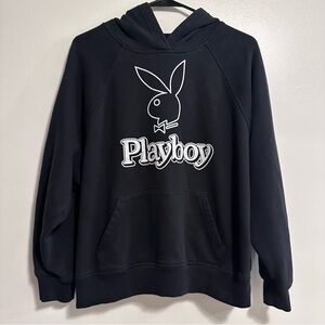 PacSun Black Hoodie with Playboy Logo